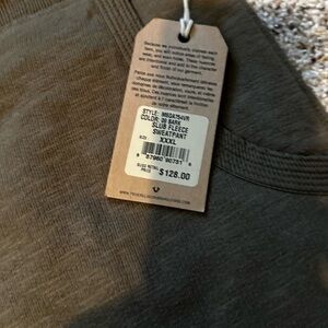 MENS TRUE RELIGION SLUB FLEECE SWEATPANT